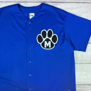 Vintage 1990s Memphis Tigers NCAA College Baseball Jersey